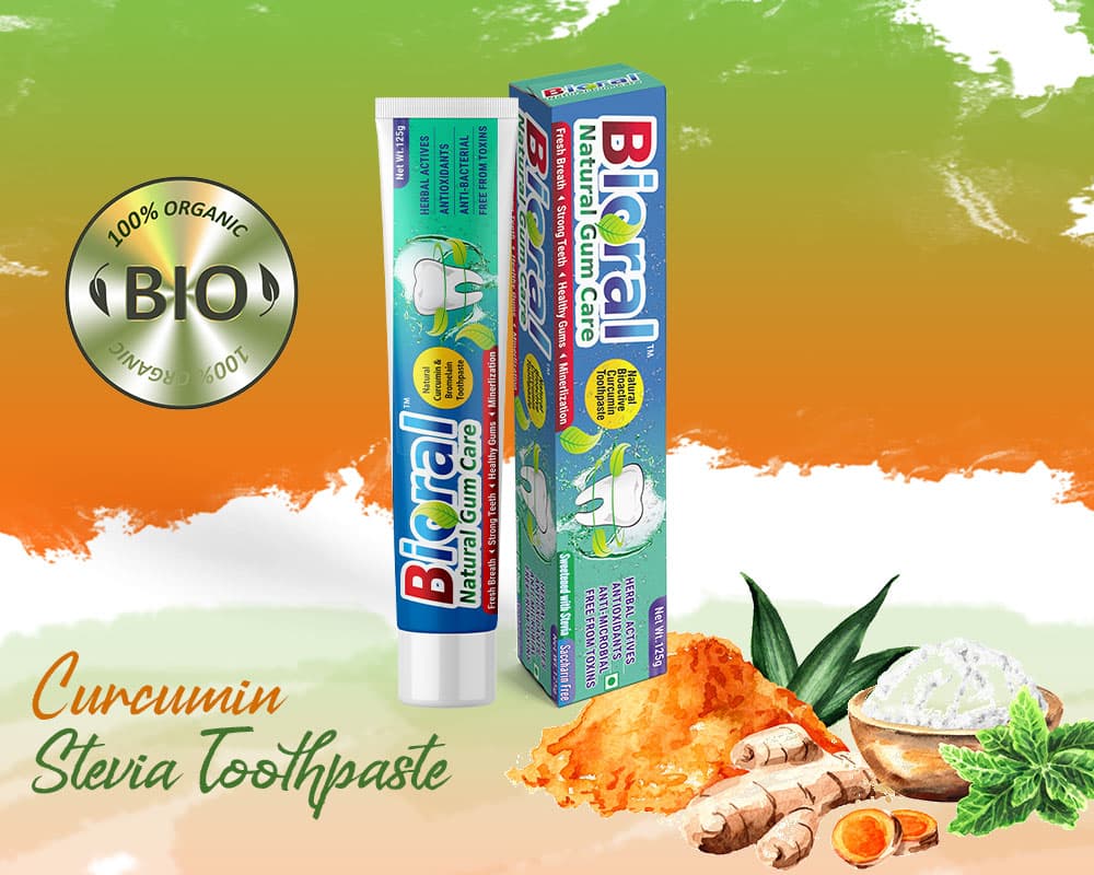 BIORAL - Curcumin Sugar Free Toothpaste
